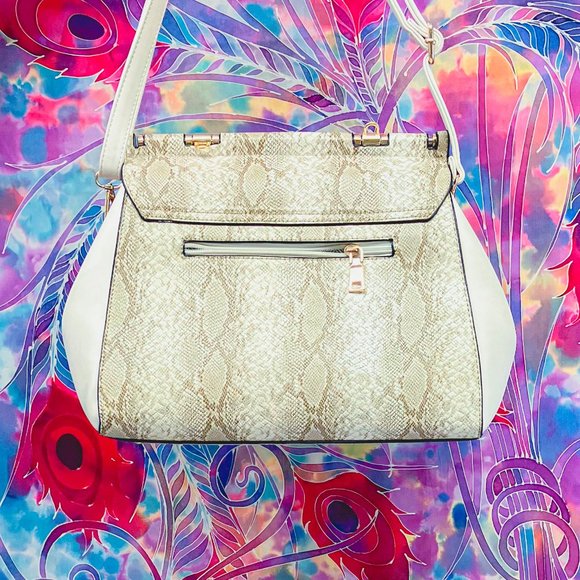 Women's Designer Snake Skin Style Luxury Shoulder Bag Purse Galian New York - Picture 2 of 13